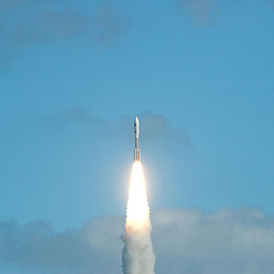 Atlas V rocket carrying the New Horizons spacecraft.